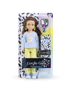 VV-9000600100,Corolle Set Cumparaturi Surpriza Papusa Zoe 28cm