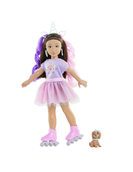 VV-9000600250,Corolle Set Unicorn Papusa Luna 28cm