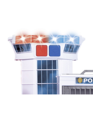 VV-203719021,Dickie Set Statie De Pompieri Si Salvare Cu Pulverizator De Apa Sunete Si Lumini