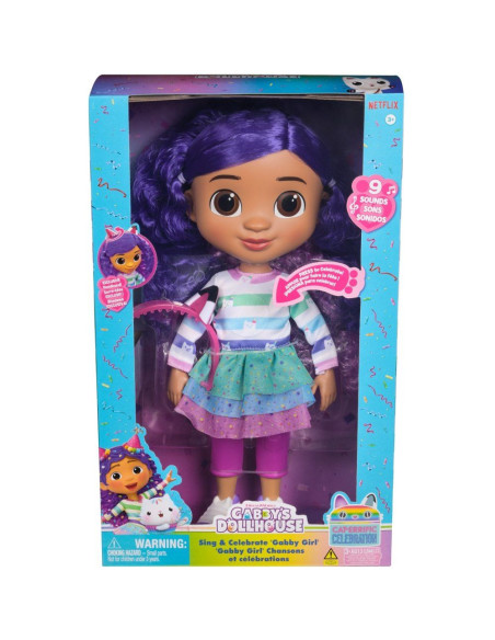 VV-6070859,Gabbys Dollhouse Papusa Gabby Interactiva 33cm
