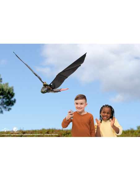 VV-6074369,Cum Sa Iti Dresezi Dragonul Figurina Dragon Toothless Zburator Cu Telecomanda