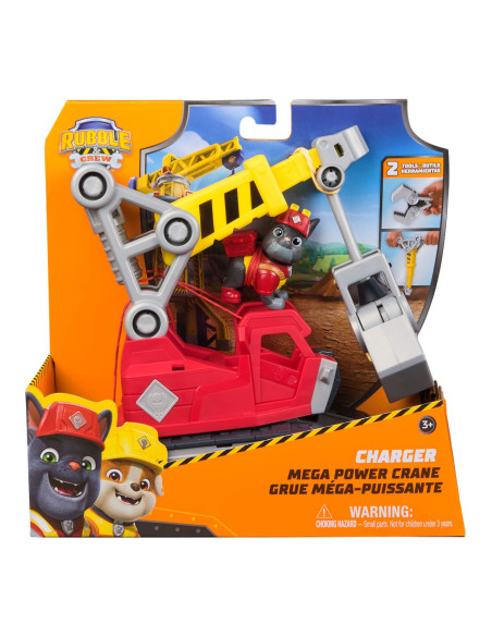 VV-6073295,Patrula Catelusilor Rubble Si Echipa Set Vehicul Excavator Si Figurina Charger