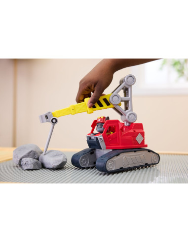 VV-6073295,Patrula Catelusilor Rubble Si Echipa Set Vehicul Excavator Si Figurina Charger