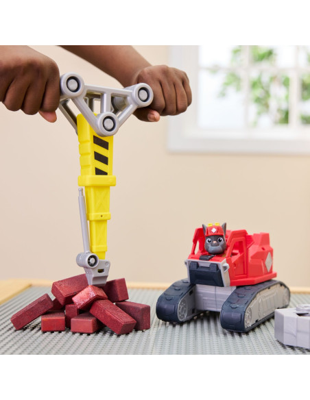 VV-6073295,Patrula Catelusilor Rubble Si Echipa Set Vehicul Excavator Si Figurina Charger