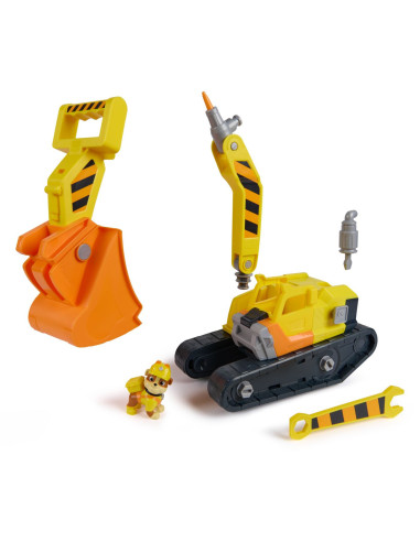 VV-6073297,Patrula Catelusilor Rubble Si Echipa Vehicul Buldozer Multifunctional 2 In 1