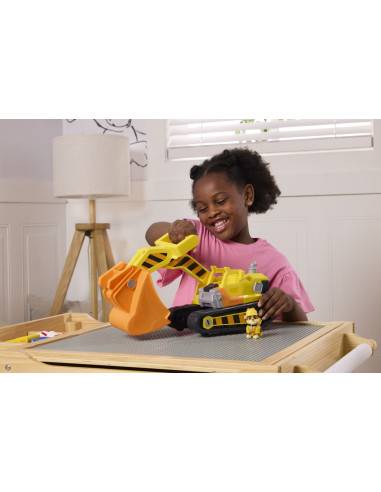 VV-6073297,Patrula Catelusilor Rubble Si Echipa Vehicul Buldozer Multifunctional 2 In 1