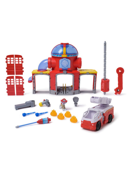 VV-6073760,Patrula Catelusilor Statie De Pompieri Interactiva Cu Accesorii Si Figurina Marshall