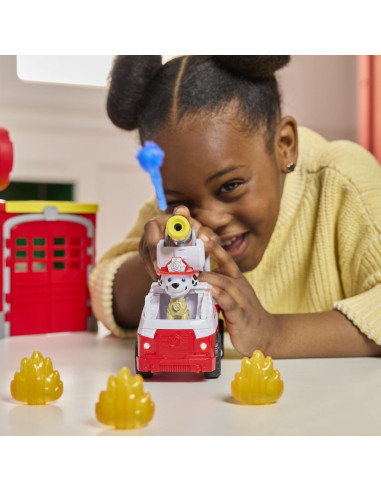 VV-6073760,Patrula Catelusilor Statie De Pompieri Interactiva Cu Accesorii Si Figurina Marshall