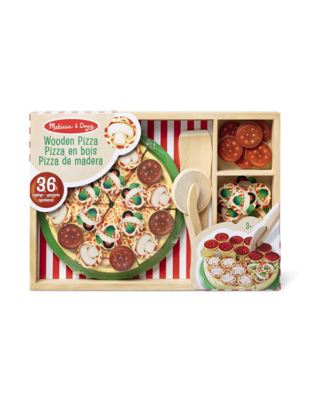 VV-6074863,Melissa And Doug Set De Joaca Din Lemn Petrecere Cu Pizza