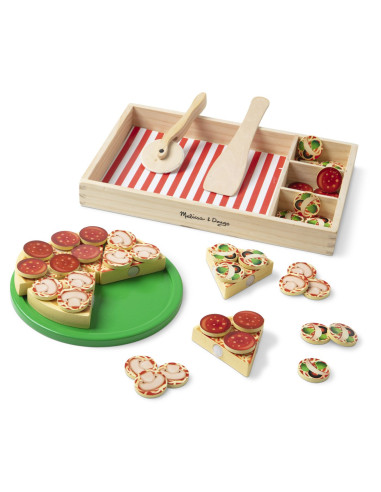 VV-6074863,Melissa And Doug Set De Joaca Din Lemn Petrecere Cu Pizza