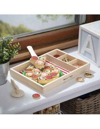 VV-6074863,Melissa And Doug Set De Joaca Din Lemn Petrecere Cu Pizza