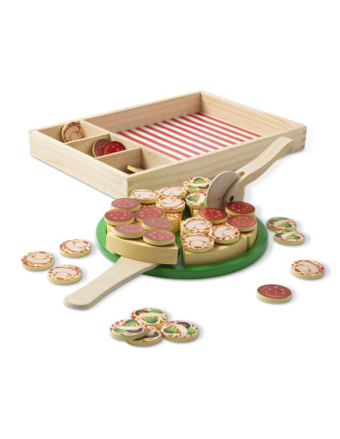 VV-6074863,Melissa And Doug Set De Joaca Din Lemn Petrecere Cu Pizza