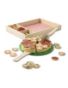 VV-6074863,Melissa And Doug Set De Joaca Din Lemn Petrecere Cu Pizza