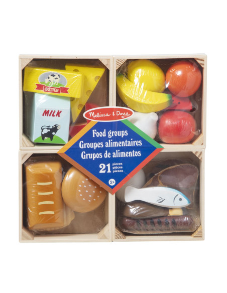 VV-6074866,Melissa Si Doug Set De Joaca Din Lemn Produse Alimentare