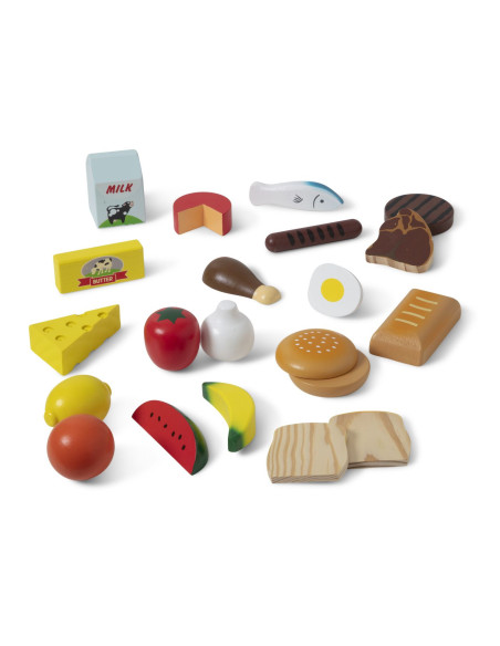 VV-6074866,Melissa Si Doug Set De Joaca Din Lemn Produse Alimentare