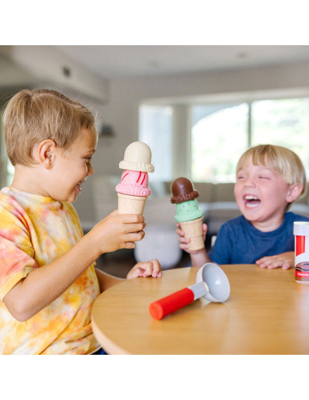 VV-6074871,Melissa And Doug Set De Joaca Magnetic Cornete Cu Inghetata