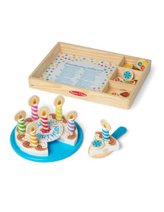 VV-6074876,Melissa And Doug Set De Joaca Din Lemn Tort Aniversar 2