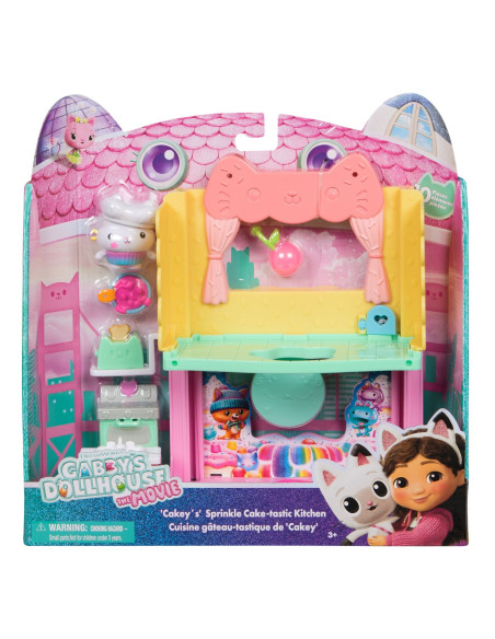 VV-6074281,Gabbys Dollhouse Filmul Bucataria Magica A Lui Cakeys Cu Figurine Si Accesorii