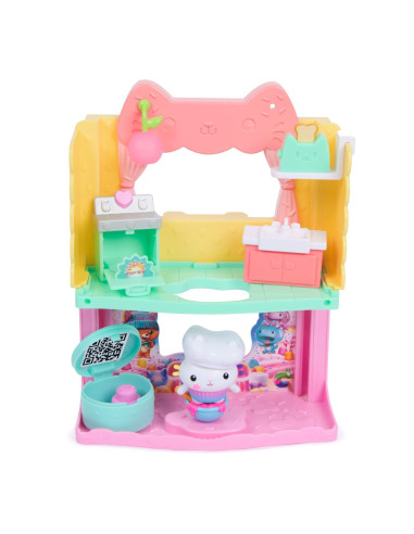 VV-6074281,Gabbys Dollhouse Filmul Bucataria Magica A Lui Cakeys Cu Figurine Si Accesorii