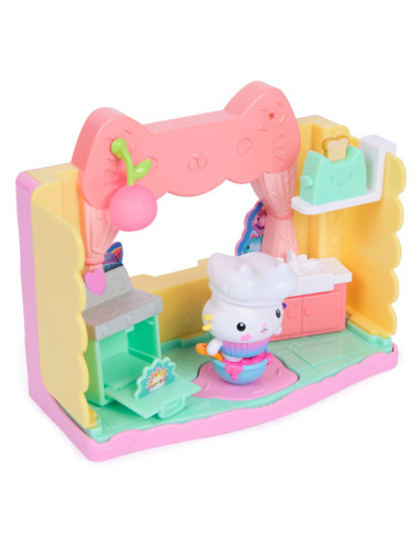 VV-6074281,Gabbys Dollhouse Filmul Bucataria Magica A Lui Cakeys Cu Figurine Si Accesorii