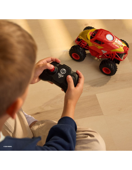 VV-6069959,Monster Jam Marvel Camion Gigant Cu Telecomanda Iron Man Scara 1 La 24