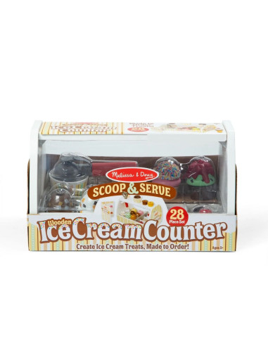 VV-6074905,Melissa And Doug Set De Joaca Din Lemn Tejgheaua Cu Inghetata