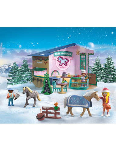 PM71952,Playmobil - Calendar de Craciun Cafeneaua cu delicii PM71952,Playmobil - Calendar de Craciun Cafeneaua cu delicii