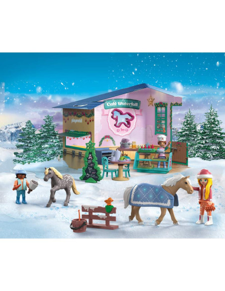 PM71952,Playmobil - Calendar de Craciun Cafeneaua cu delicii PM71952,Playmobil - Calendar de Craciun Cafeneaua cu delicii