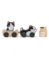 KC-15450,Jucarie din lemn cubika, kitties family
