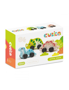 KC-15597,Jucarie din lemn, cubika, dinos family