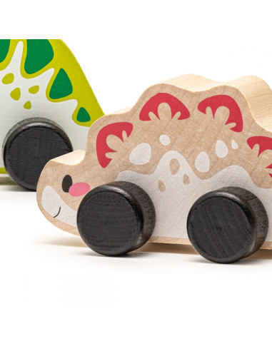 KC-15597,Jucarie din lemn, cubika, dinos family