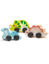 KC-15597,Jucarie din lemn, cubika, dinos family