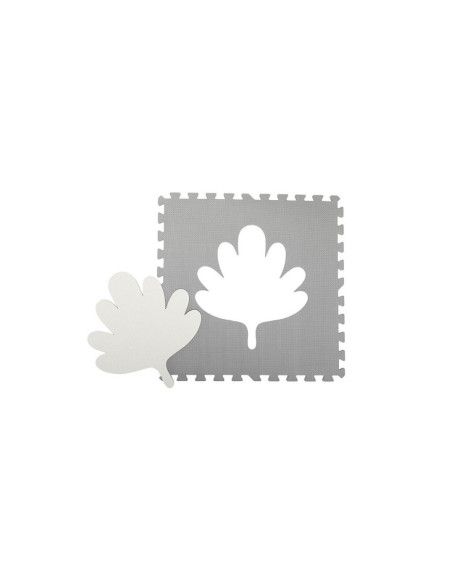 KC-AKCE00029,Covoras de joaca puzzle 120x120 cm momi, feli - grey