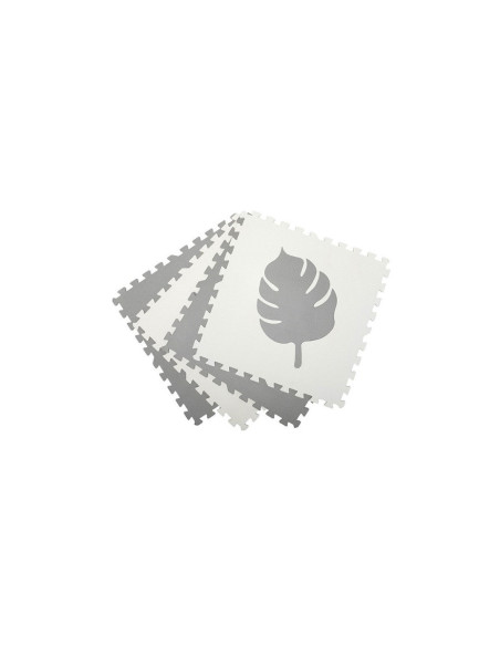 KC-AKCE00029,Covoras de joaca puzzle 120x120 cm momi, feli - grey