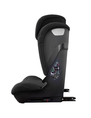 KC-AK276142,Scaun auto appekids, i-size, 100 -150 cm, q-fix - black