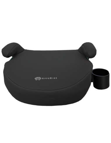 KC-AK276166,Inaltator auto cu isofix, i-size, 125-150 cm, appekids junior - black