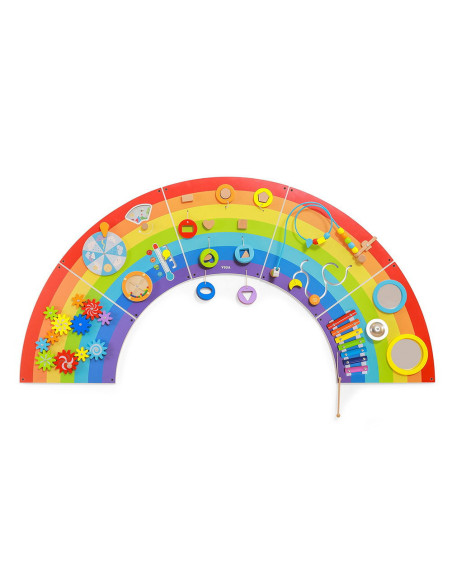 VIG44642,Jucarie de perete, Centru de activitati Curcubeu, 165 cm