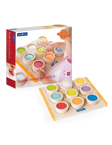 G5077,Cauta si potriveste, joc tactil de asociere, Guidecraft