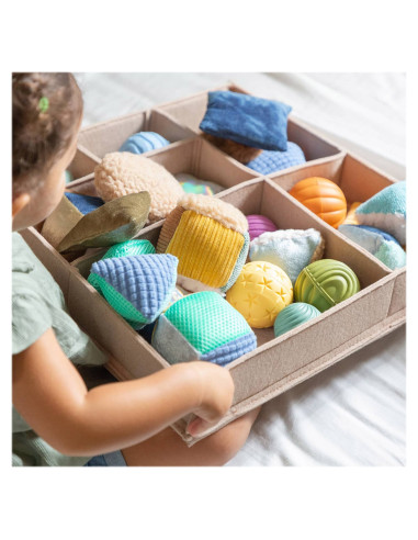 G4802,Set senzorial STEM cu 27 piese tactile, Guidecraft