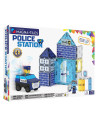 MGT-252035PS,MAGNA-TILES Police Station, 35 piese