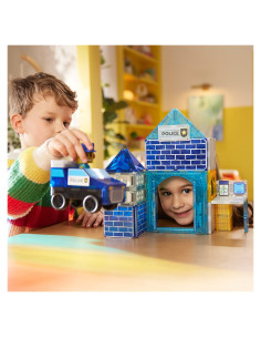 MGT-252035PS,MAGNA-TILES Police Station, 35 piese 2