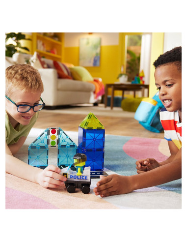 MGT-252020PO,MAGNA-TILES Police Patrol, 20 piese