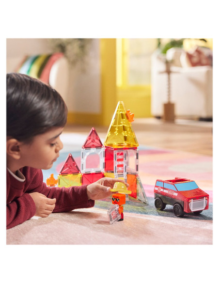 MGT-252027FR,MAGNA-TILES Fire Rescue, 27 piese