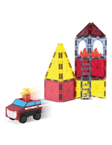 MGT-252027FR,MAGNA-TILES Fire Rescue, 27 piese