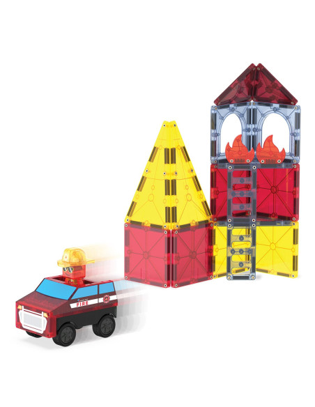 MGT-252027FR,MAGNA-TILES Fire Rescue, 27 piese
