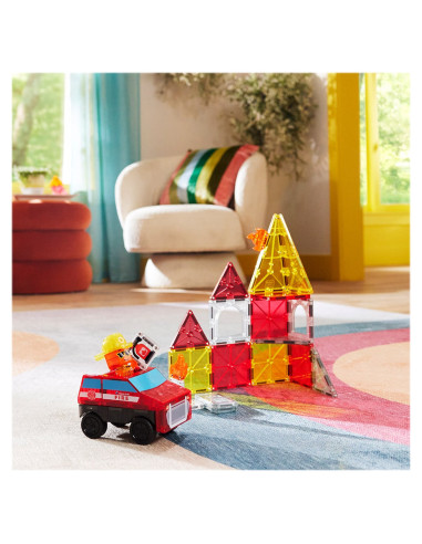 MGT-252027FR,MAGNA-TILES Fire Rescue, 27 piese