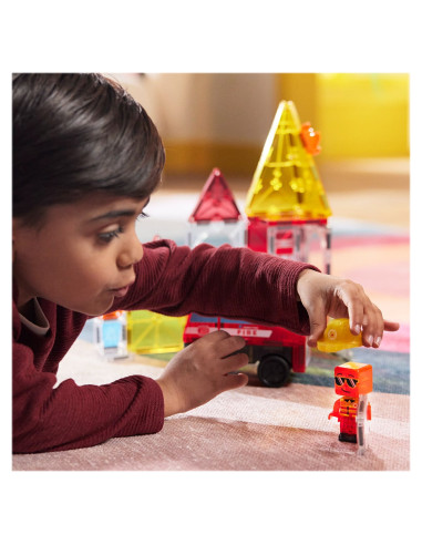 MGT-252027FR,MAGNA-TILES Fire Rescue, 27 piese