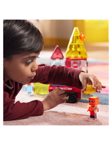 MGT-252027FR,MAGNA-TILES Fire Rescue, 27 piese