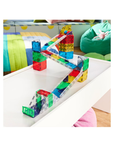 MGT-251090RR,MAGNA-TILES Rail Racers Deluxe, 90 piese