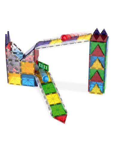 MGT-251090RR,MAGNA-TILES Rail Racers Deluxe, 90 piese